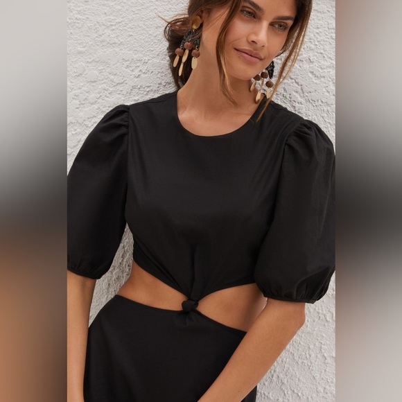 ✨ NWOT Anthropologie Paige Tiered Dress Sz M - Picture 7 of 9